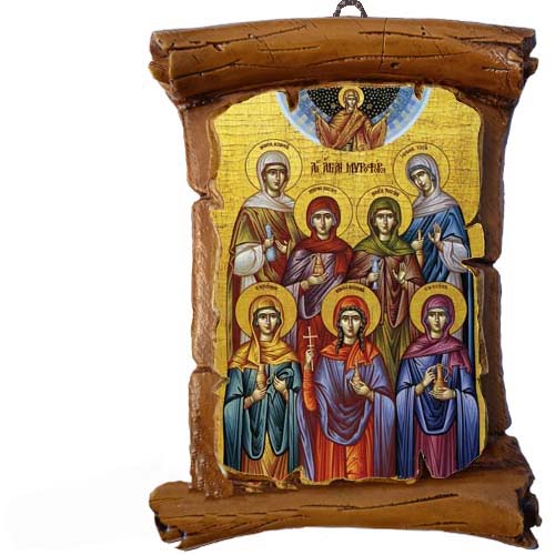 ΑΓΙΕΣ ΜΥΡΟΦΟΡΕΣ - Πάπυρος Τοίχου 13cm