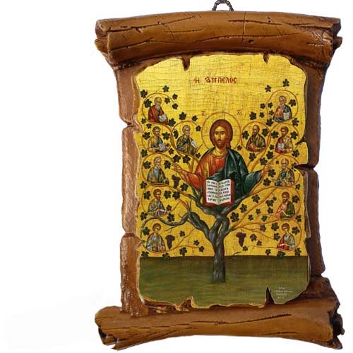 ΙΗΣΟΥΣ ΧΡΙΣΤΟΥΣ - Πάπυρος Τοίχου 13cm