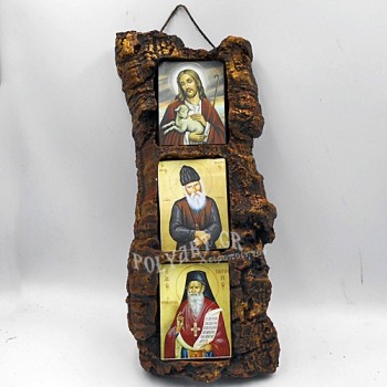 Πέτρινο Τρίπτυχο (Ιησούς-Παϊσιος-Πορφύριος)