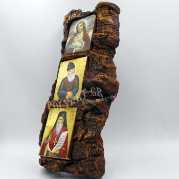 Πέτρινο Τρίπτυχο (Ιησούς-Παϊσιος-Πορφύριος)