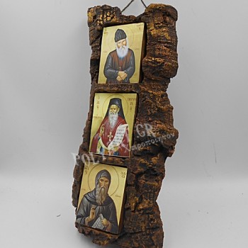 Πέτρινο Τρίπτυχο (Άγιος Παϊσιος-Άγιος Πορφύριος- Όσιος Δαυίδ)