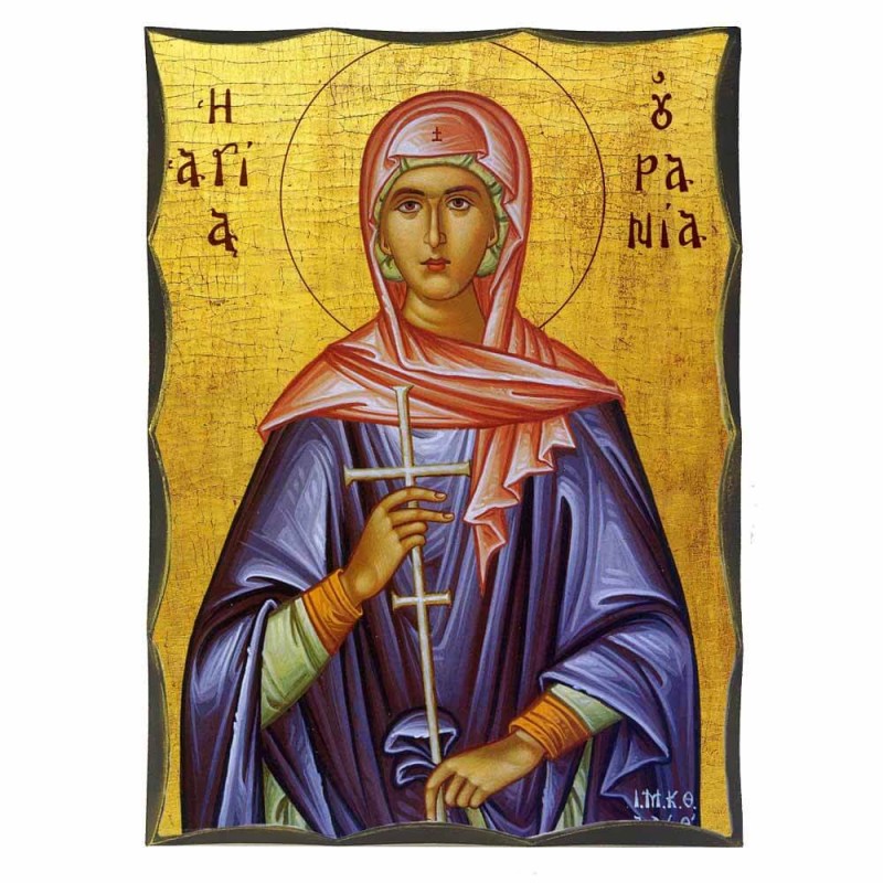 ΑΓΙΑ ΟΥΡΑΝΙΑ - Αγιορείτικη Ξύλινη Εικόνα