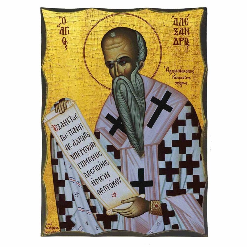 ΑΓΙΟΣ ΑΛΕΞΑΝΔΡΟΣ - Αγιορείτικη Ξύλινη Εικόνα
