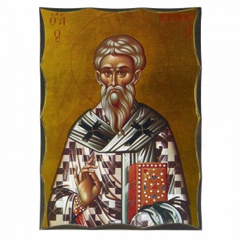 ΑΓΙΟΣ ΙΕΡΟΘΕΟΣ - Αγιορείτικη Ξύλινη Εικόνα