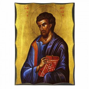 ΑΓΙΟΣ ΛΟΥΚΑΣ - Αγιορείτικη Ξύλινη Εικόνα