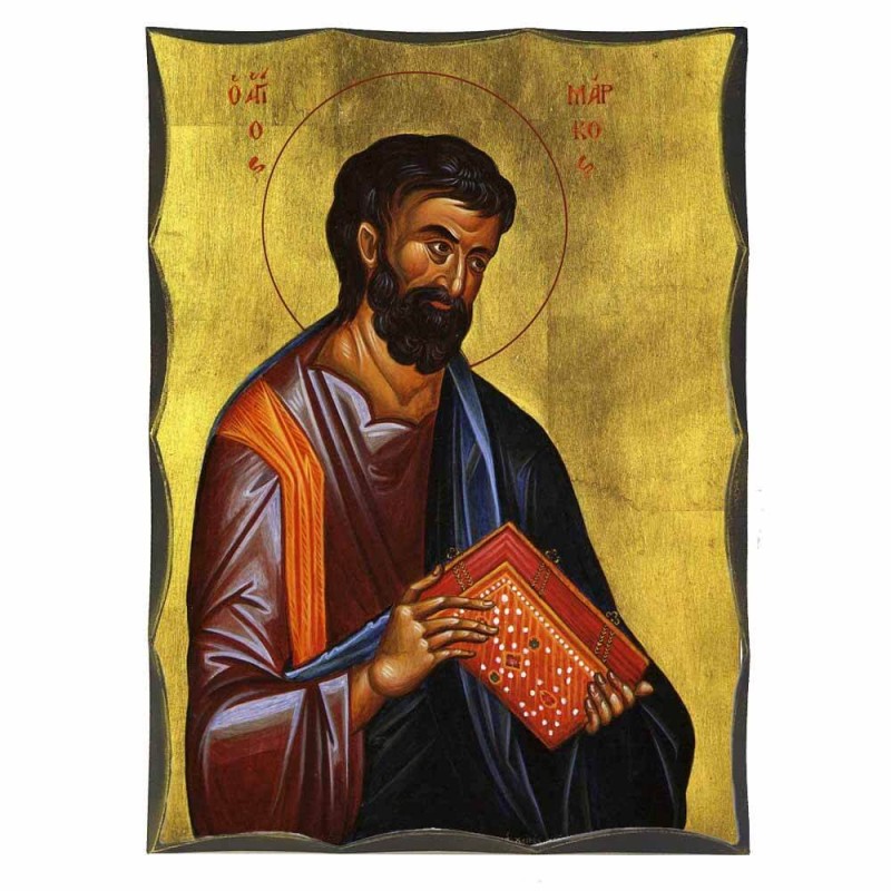ΑΓΙΟΣ ΜΑΡΚΟΣ - Αγιορείτικη Ξύλινη Εικόνα