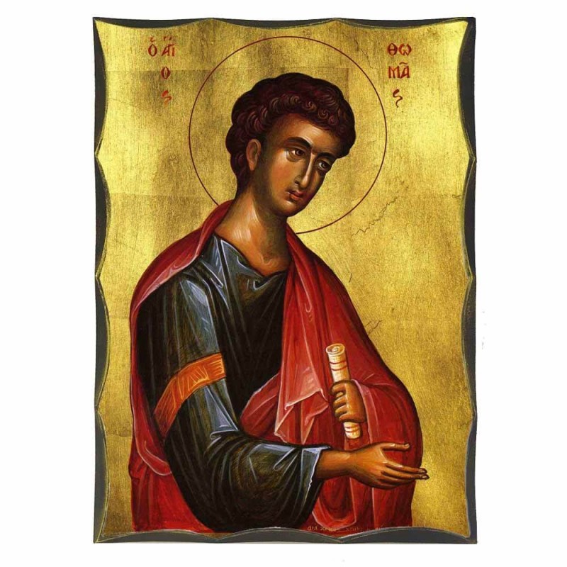 ΑΓΙΟΣ ΘΩΜΑΣ - Αγιορείτικη Ξύλινη Εικόνα