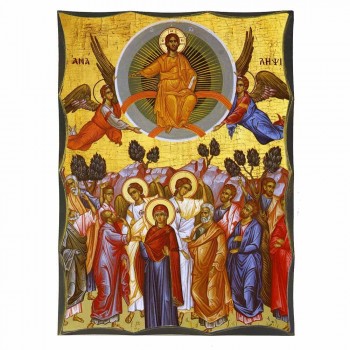 ΑΝΑΛΗΨΗ ΧΡΙΣΤΟΥ - Αγιορείτικη Ξύλινη Εικόνα