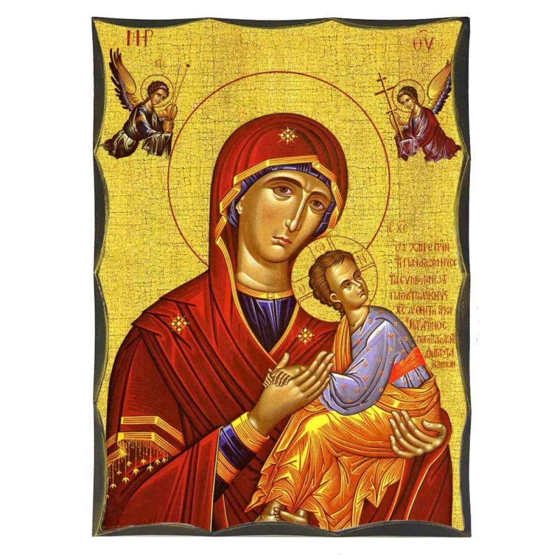 ΠΑΝΑΓΙΑ ΘΕΟΤΟΚΟΣ - Αγιορείτικη Ξύλινη Εικόνα
