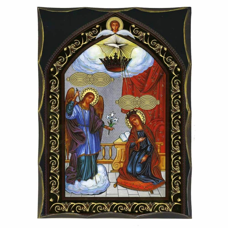 ΠΑΝΑΓΙΑ ΤΗΣ ΤΗΝΟΥ - Αγιορείτικη Ξύλινη Εικόνα