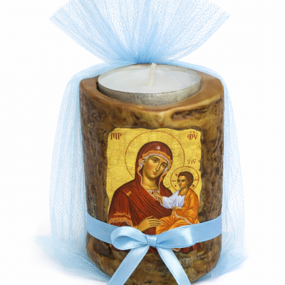 Μπομπονιέρα - Ξύλο Ρεσώ με Εικόνες Αγίων (Εκπτωση έως -42%)