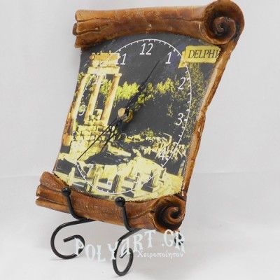ΔΕΛΦΟΙ- Ρολόι Τοίχου Πάπυρος 