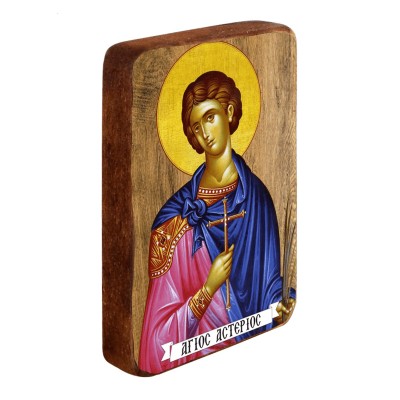 Ξύλινη Εικονίτσα Μπομπονιέρα 10cm