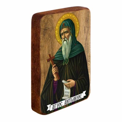 ΑΓΙΟΣ ΑΝΤΩΝΙΟΣ - Ξύλινη Εικονίτσα Μπομπονιέρα 10cm