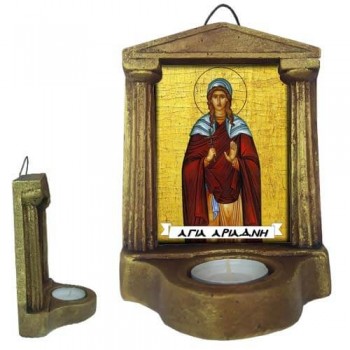 ΑΓΙΑ ΑΡΙΑΔΝΗ - Εικονοστάσι Τοίχου & Βάσης με Ρεσώ
