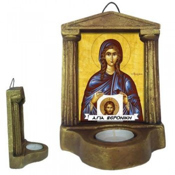ΑΓΙΑ ΒΕΡΟΝΙΚΗ - Εικονοστάσι Τοίχου & Βάσης με Ρεσώ