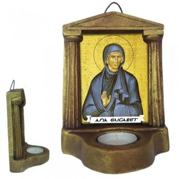 ΑΓΙΑ ΕΛΙΣΑΒΕΤ - Εικονοστάσι Τοίχου & Βάσης με Ρεσώ