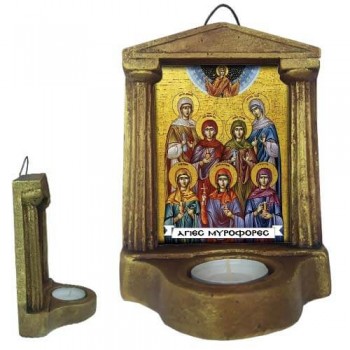 ΑΓΙΕΣ ΜΥΡΟΦΟΡΕΣ - Εικονοστάσι Τοίχου & Βάσης με Ρεσώ