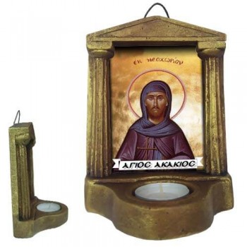 ΑΓΙΟΣ ΑΚΑΚΙΟΣ - Εικονοστάσι Τοίχου & Βάσης με Ρεσώ