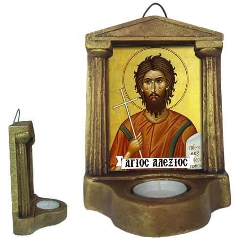 ΑΓΙΟΣ ΑΛΕΞΙΟΣ - Εικονοστάσι Τοίχου & Βάσης με Ρεσώ