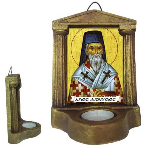 ΑΓΙΟΣ ΔΙΟΝΥΣΙΟΣ - Εικονοστάσι Τοίχου & Βάσης με Ρεσώ