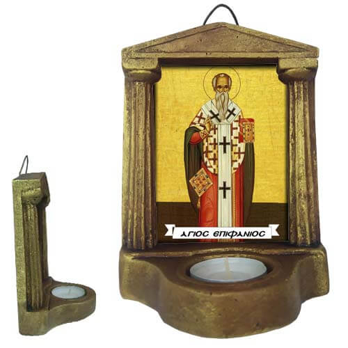 ΑΓΙΟΣ ΕΠΙΦΑΝΙΟΣ - Εικονοστάσι Τοίχου & Βάσης με Ρεσώ