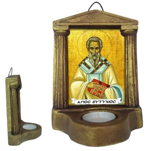 ΑΓΙΟΣ ΕΥΤΥΧΙΟΣ - Εικονοστάσι Τοίχου & Βάσης με Ρεσώ