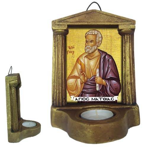 ΑΓΙΟΣ ΜΑΤΘΙΑΣ - Εικονοστάσι Τοίχου & Βάσης με Ρεσώ
