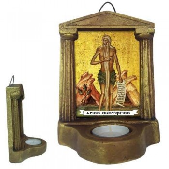 ΑΓΙΟΣ ΟΝΟΥΦΡΙΟΣ - Εικονοστάσι Τοίχου & Βάσης με Ρεσώ
