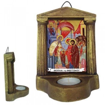 ΕΙΣΟΔΙΑ ΤΗΣ ΘΕΟΤΟΚΟΥ - Εικονοστάσι Τοίχου & Βάσης με Ρεσώ