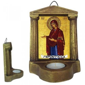 ΠΑΝΑΓΙΑ ΓΕΡΟΝΤΙΣΣΑ - Εικονοστάσι Τοίχου & Βάσης με Ρεσώ