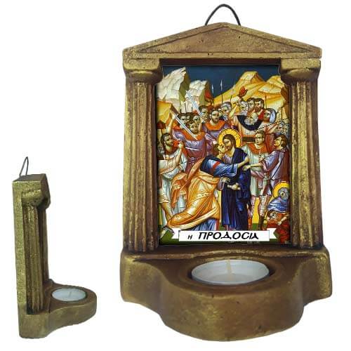 ΠΡΟΔΡΟΣΙΑ ΤΟΥ ΧΡΙΣΤΟΥ - Εικονοστάσι Τοίχου & Βάσης με Ρεσώ