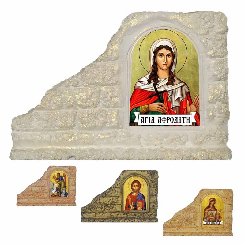 ΑΓΙΑ ΑΦΡΟΔΙΤΗ - Επιτραπέζια Κεραμική Εικονίτσα για Μπομπονιέρα