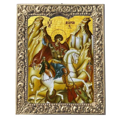 ΑΓΙΟΣ ΓΕΩΡΓΙΟΣ - Βυζαντινή Κορνίζα