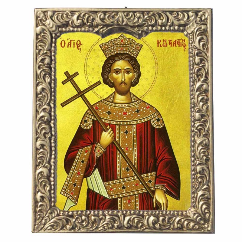 ΑΓΙΟΣ ΚΩΝΣΤΑΝΤΙΝΟΣ - Βυζαντινή Κορνίζα