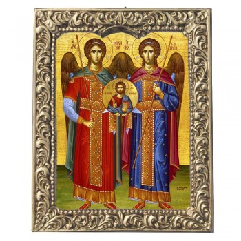 ΑΡΧΑΓΓΕΛΟΙ ΜΙΧΑΗΛ & ΓΑΒΡΙΗΛ - Βυζαντινή Κορνίζα