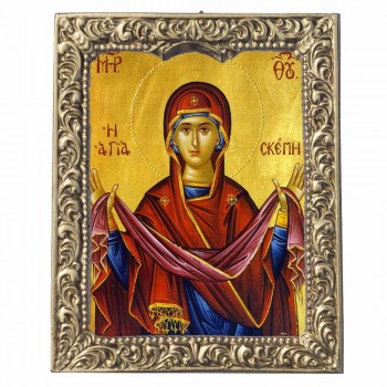 ΠΑΝΑΓΙΑ ΑΓΙΑ ΣΚΕΠΗ - Βυζαντινή Κορνίζα