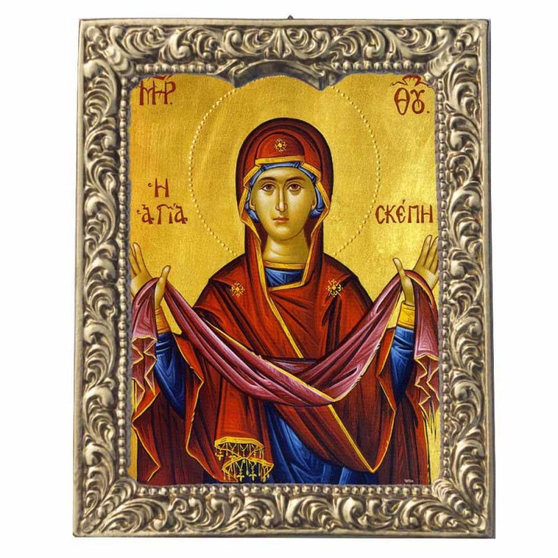 ΠΑΝΑΓΙΑ ΑΓΙΑ ΣΚΕΠΗ - Βυζαντινή Κορνίζα