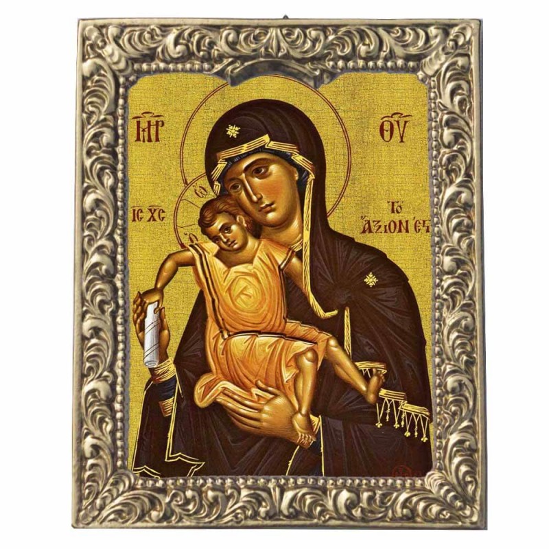 ΠΑΝΑΓΙΑ ΑΞΙΟΝ ΕΣΤΙ - Βυζαντινή Κορνίζα