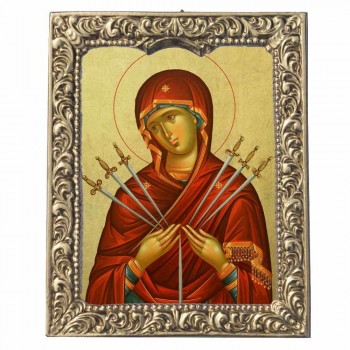 ΠΑΝΑΓΙΑ ΕΠΤΑΣΠΑΘΗ - Βυζαντινή Κορνίζα