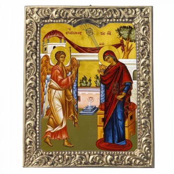 ΕΥΑΓΓΕΛΙΣΜΟΣ ΘΕΟΤΟΚΟΥ - Βυζαντινή Κορνίζα