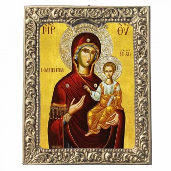 ΠΑΝΑΓΙΑ ΟΔΗΓΗΤΡΙΑ - Βυζαντινή Κορνίζα