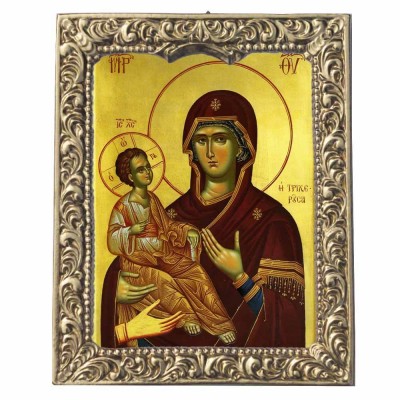 ΠΑΝΑΓΙΑ ΤΡΙΧΕΡΟΥΣΑ - Βυζαντινή Κορνίζα