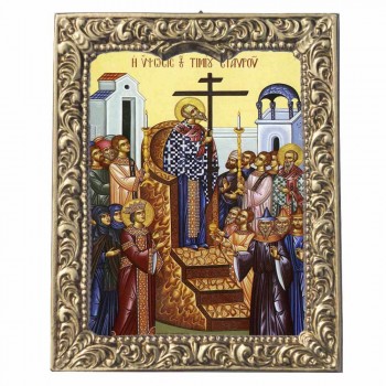 ΥΨΩΣΙΣ ΤΙΜΙΟΥ ΣΤΑΥΡΟΥ - Βυζαντινή Κορνίζα