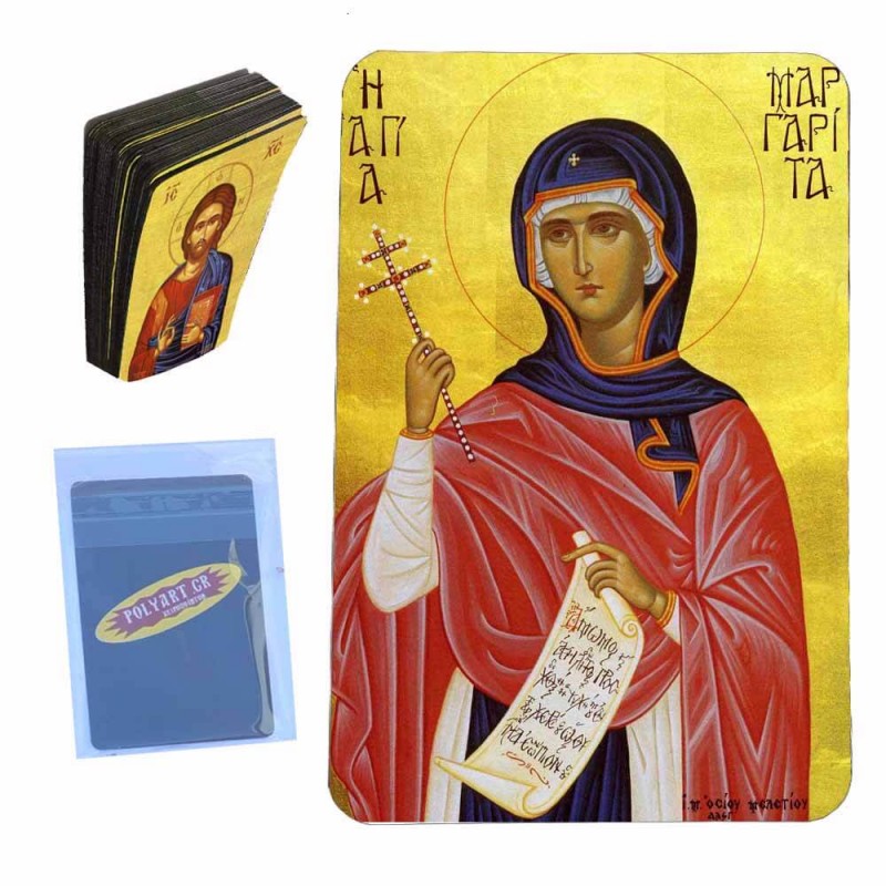 ΑΓΙΑ ΜΑΡΓΑΡΙΤΑ - Μαγνητάκι Τύπου Κάρτας (50 τεμάχια)