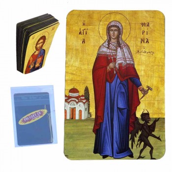 ΑΓΙΑ ΜΑΡΙΝΑ - Μαγνητάκι Τύπου Κάρτας (50 τεμάχια)