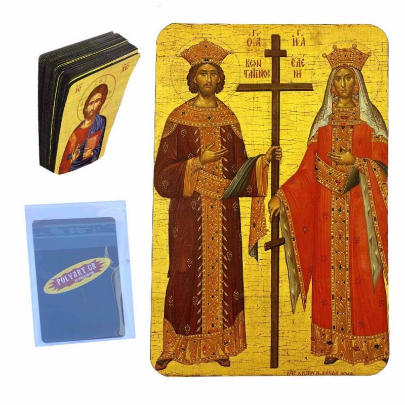 ΑΓΙΟΙ ΚΩΝΣΤΑΝΤΙΝΟΣ & ΕΛΕΝΗ - Μαγνητάκι Τύπου Κάρτας (50 τεμάχια)