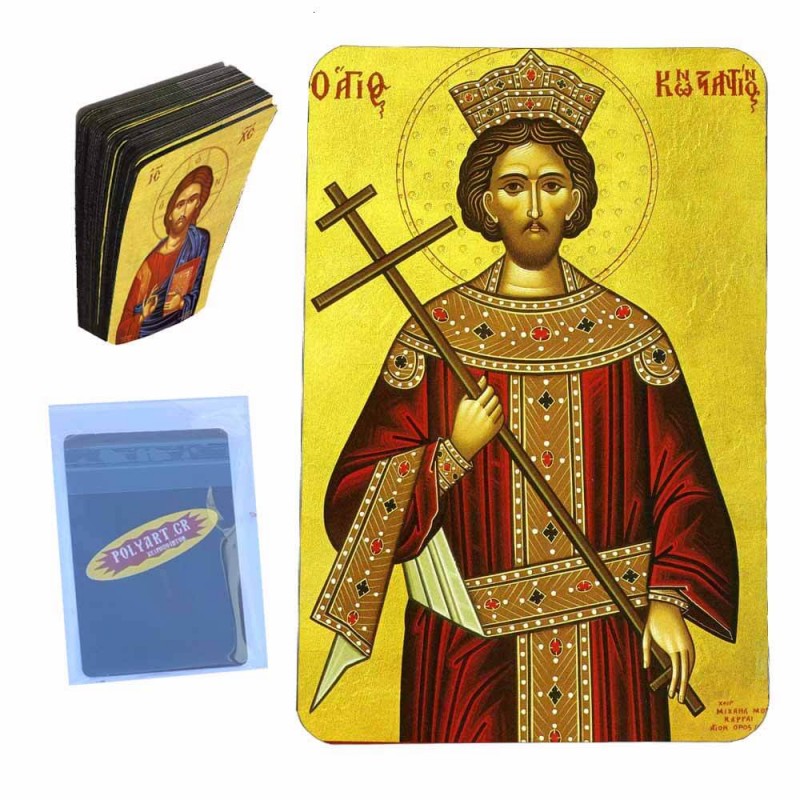 ΑΓΙΟΣ ΚΩΝΣΤΑΝΤΙΝΟΣ - Μαγνητάκι Τύπου Κάρτας (50 τεμάχια)