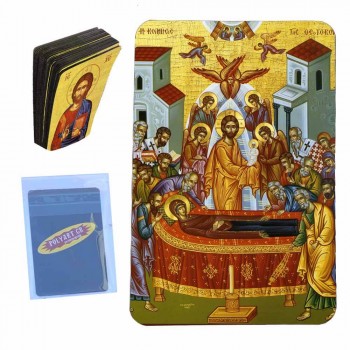 ΚΟΙΜΗΣΗ ΘΕΟΤΟΚΟΥ - Μαγνητάκι Τύπου Κάρτας (50 τεμάχια)