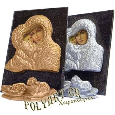 ΠΑΝΤΑΝΑΣΣΑ- Κρυστάλλινο Εικoνίδιο 17cm